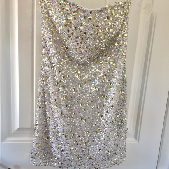 Sherri Hill Dresses & Skirts - Shine Bright Rhinestone Cocktail Dress Sherri Hill